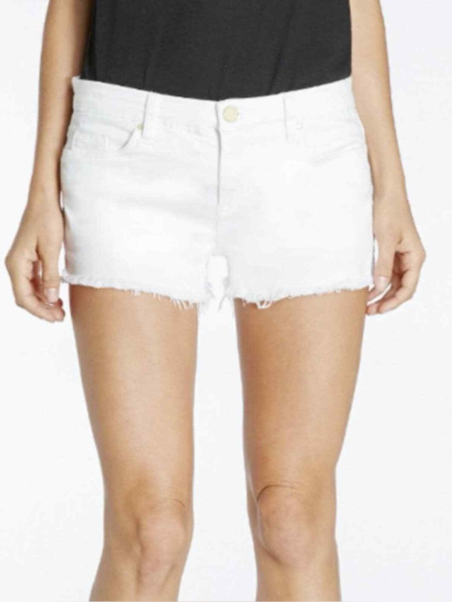 Blanknyc Little Queenie White Denim Shorts